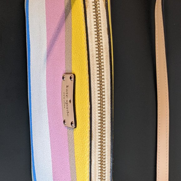 kate spade New York Grove Street Printed Millie Crossbody Handbag - Dune Stripe - Picture 11 of 11